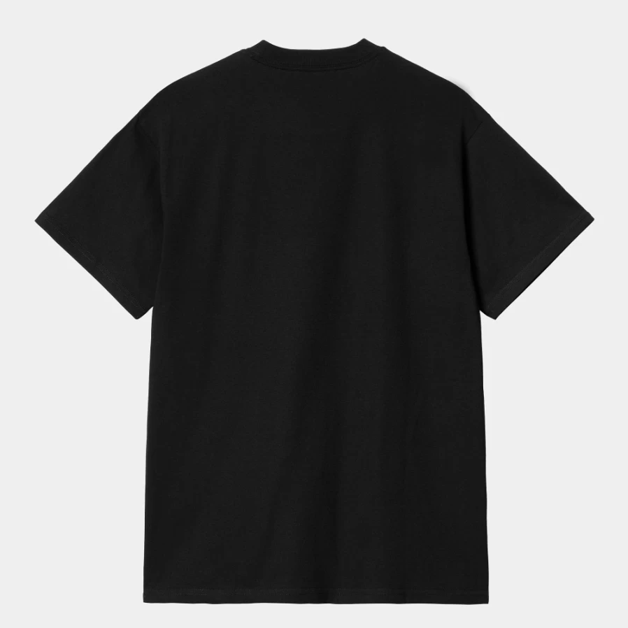 Carhartt WIP Men's Black Short Sleeve Built-T T-Shirt S/S Tee