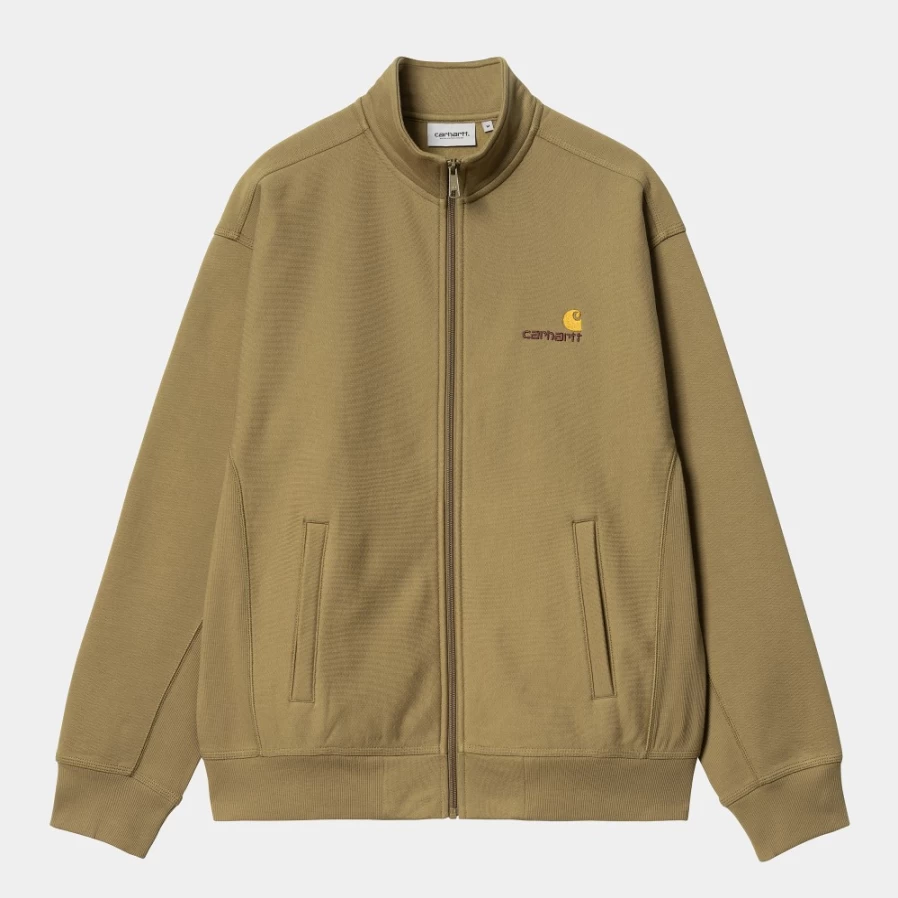 Carhartt WIP Men's American Script Jacket in Larch Green - Classic Workwear Style