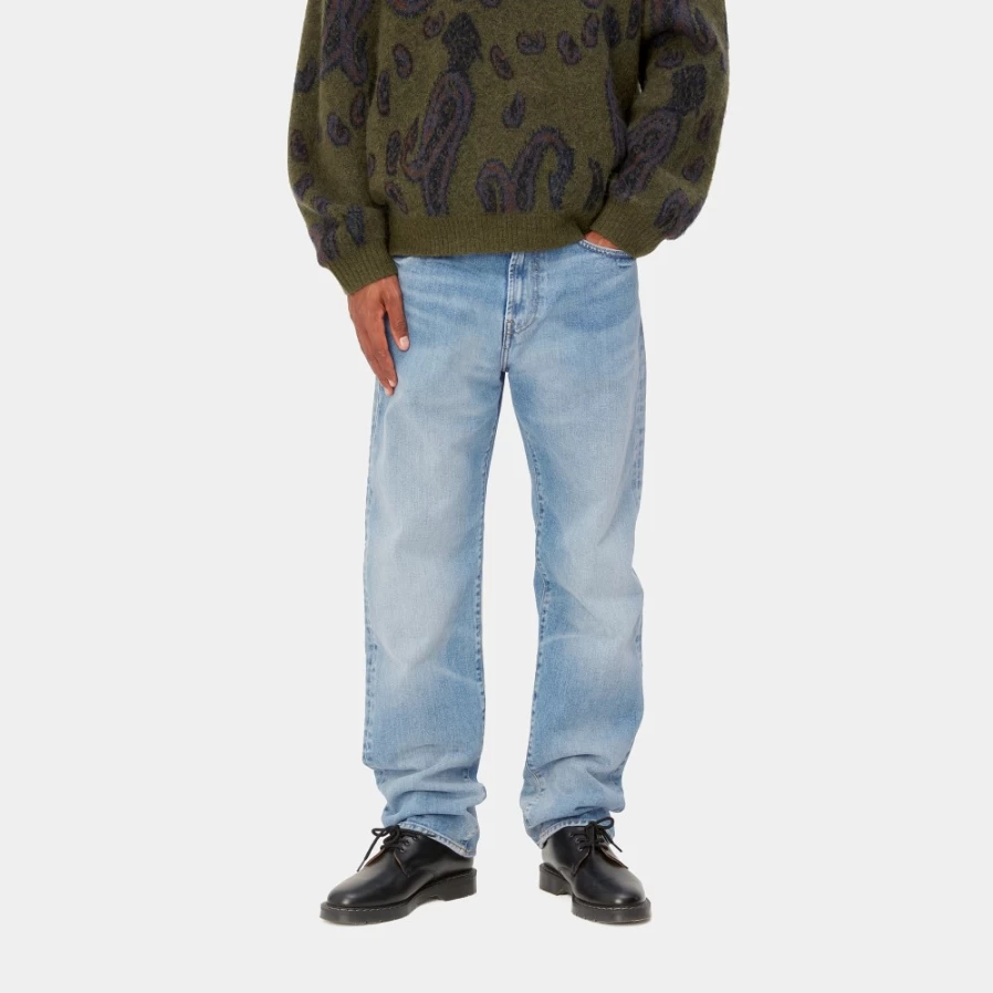 Carhartt WIP Men's Blue Pontiac Pant - Durable Workwear & Streetwear