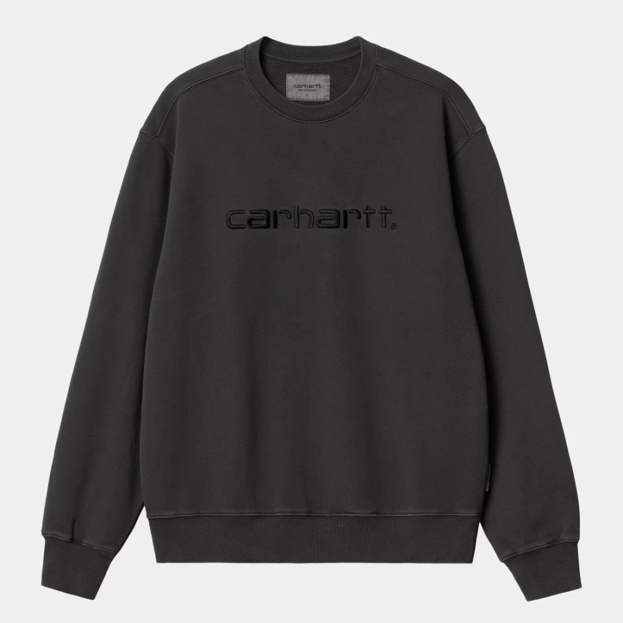 Carhartt WIP Men's Soot Heavyweight Sweatshirt - Classic Pullover Hoodie