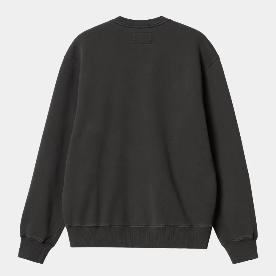 Carhartt WIP Men's Soot Heavyweight Sweatshirt - Classic Pullover Hoodie