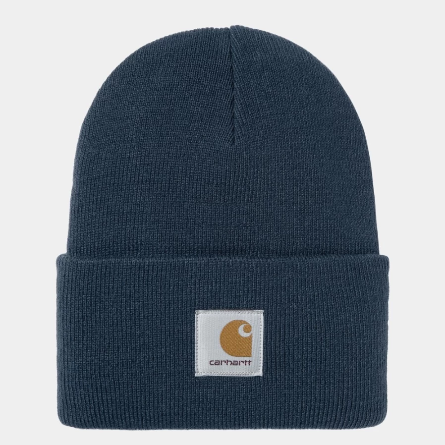 Carhartt WIP Blue Acrylic Watch Hat - Durable Winter Beanie with Stylish Design