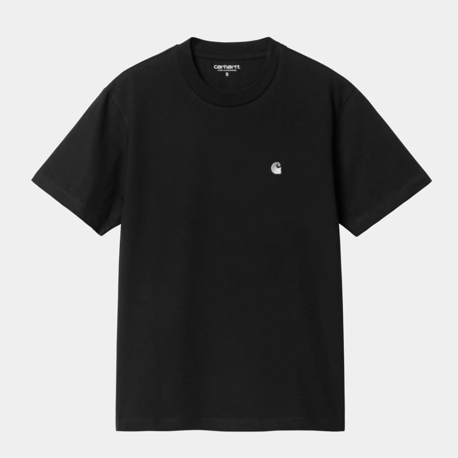Carhartt WIP Women's Casey Short Sleeve T-Shirt - Black & Silver