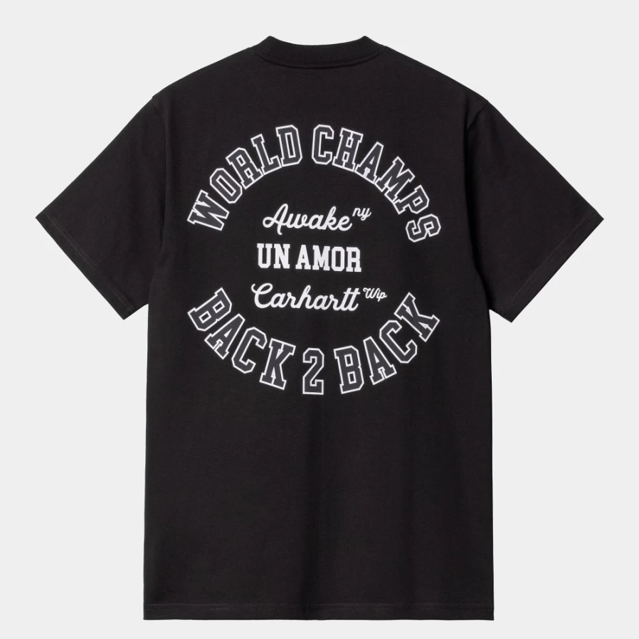Carhartt WIP Men's Awake NY Black Pocket T-Shirt
