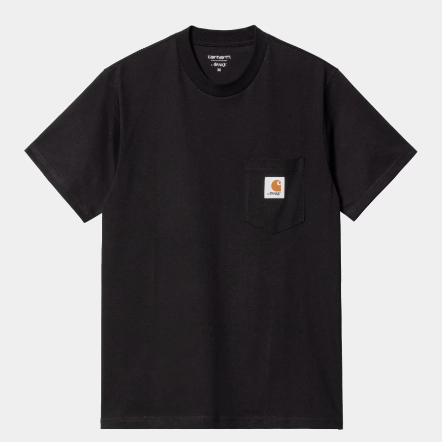 Carhartt WIP Men's Awake NY Black Pocket T-Shirt