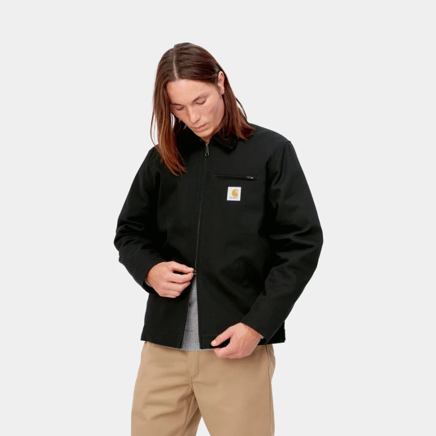 Carhartt WIP Detroit Jacket for Men - Black Winter Coat