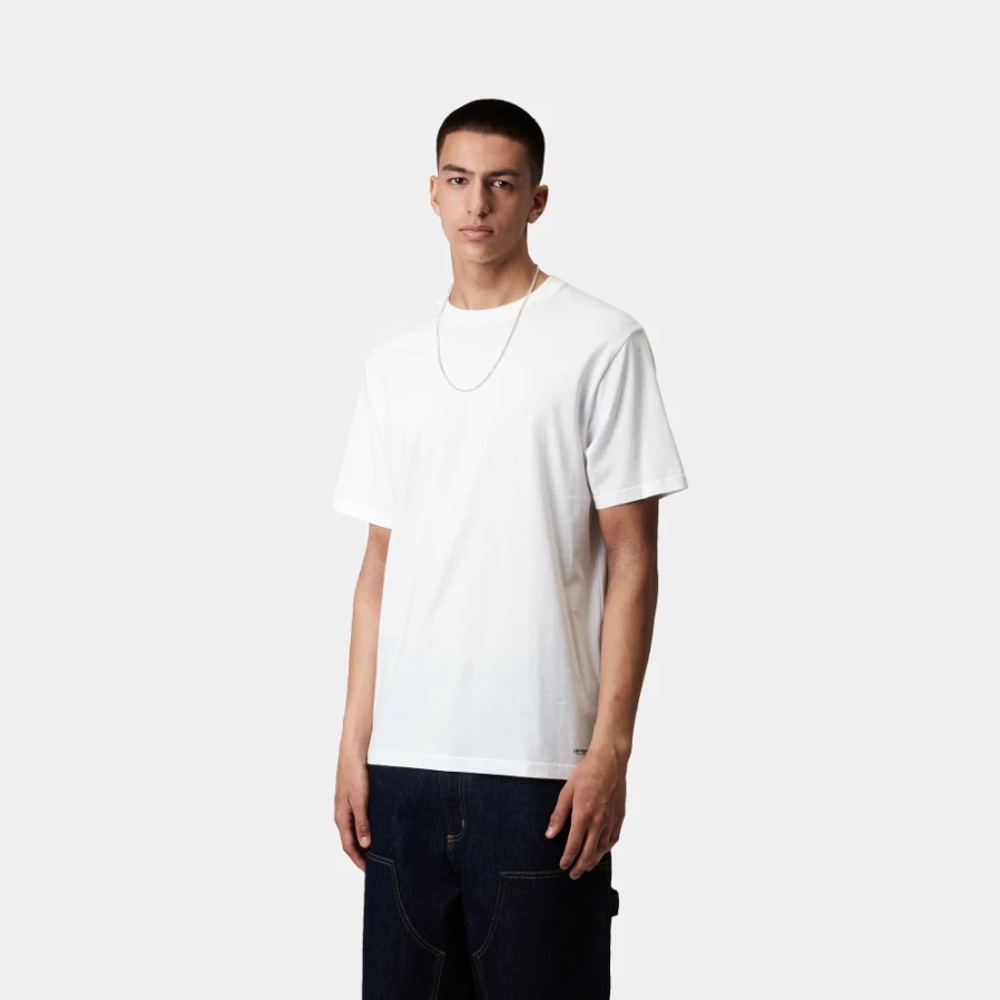 Carhartt WIP Men's Standard White Crew Neck T-Shirt