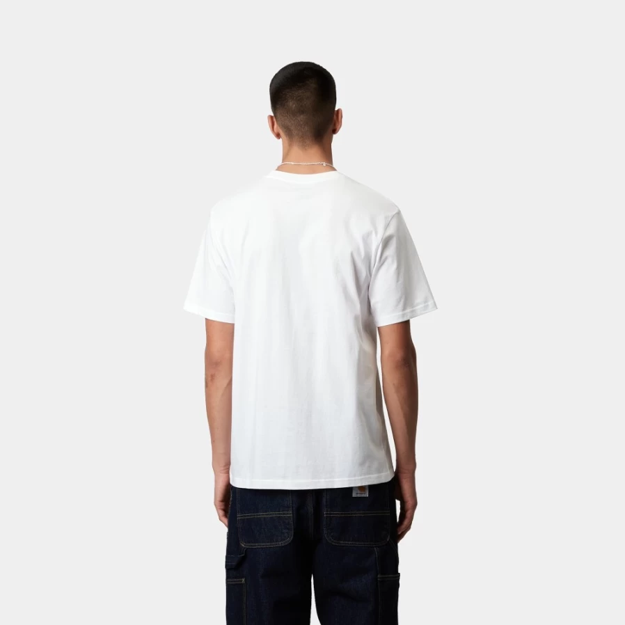 Carhartt WIP Men's Standard White Crew Neck T-Shirt