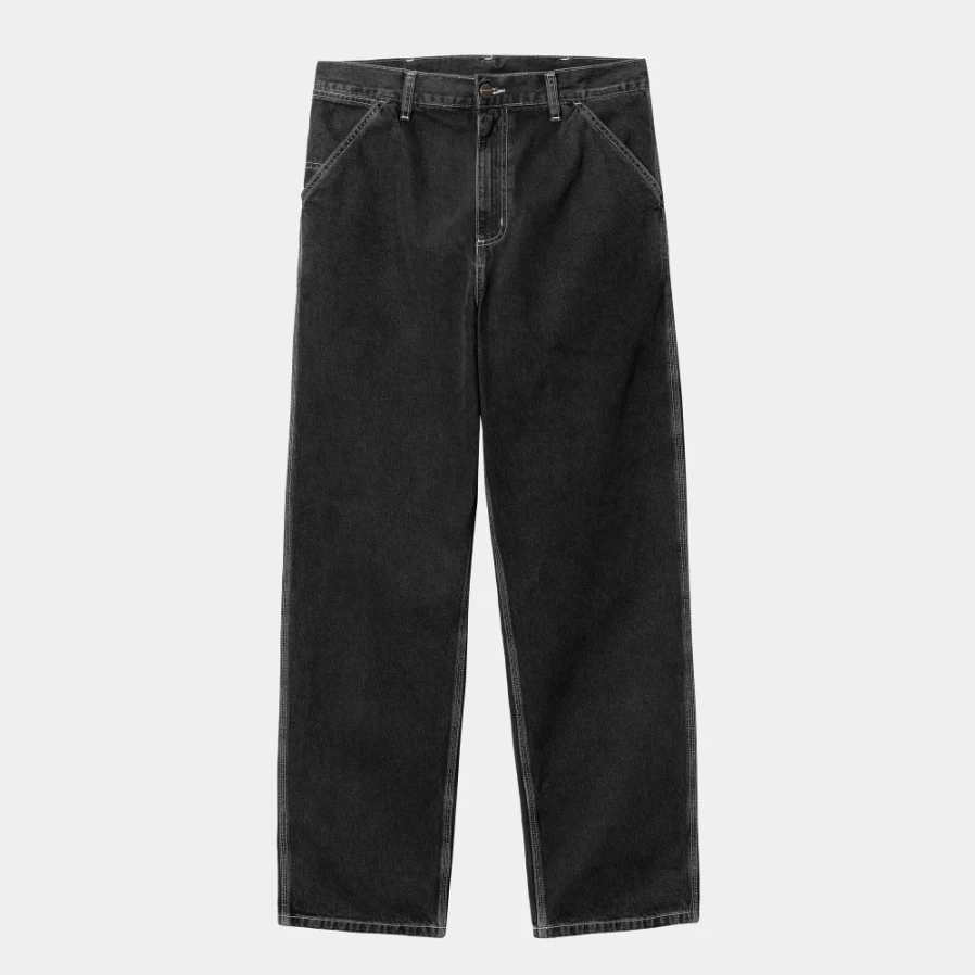 Carhartt WIP Men's Simple Pant in Black - Classic Casual Trousers