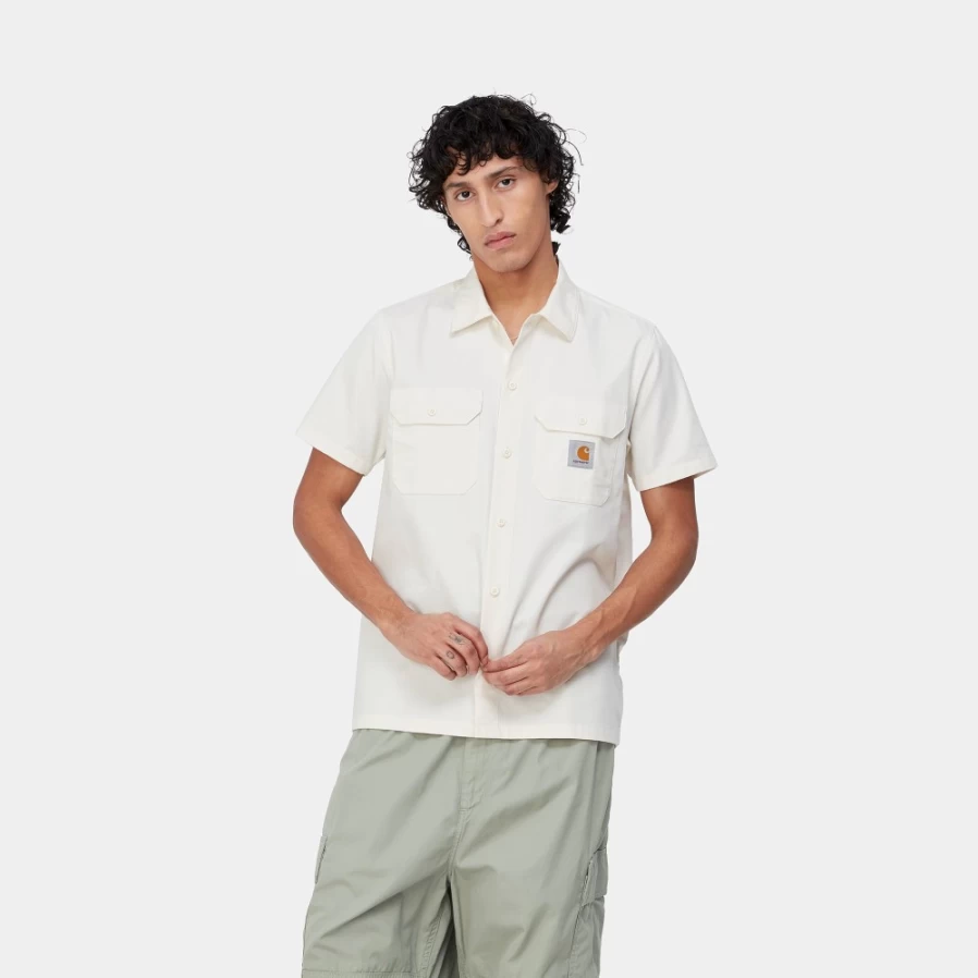 Carhartt WIP Men's Wax Master Short Sleeve Shirt S/S Casual Wear