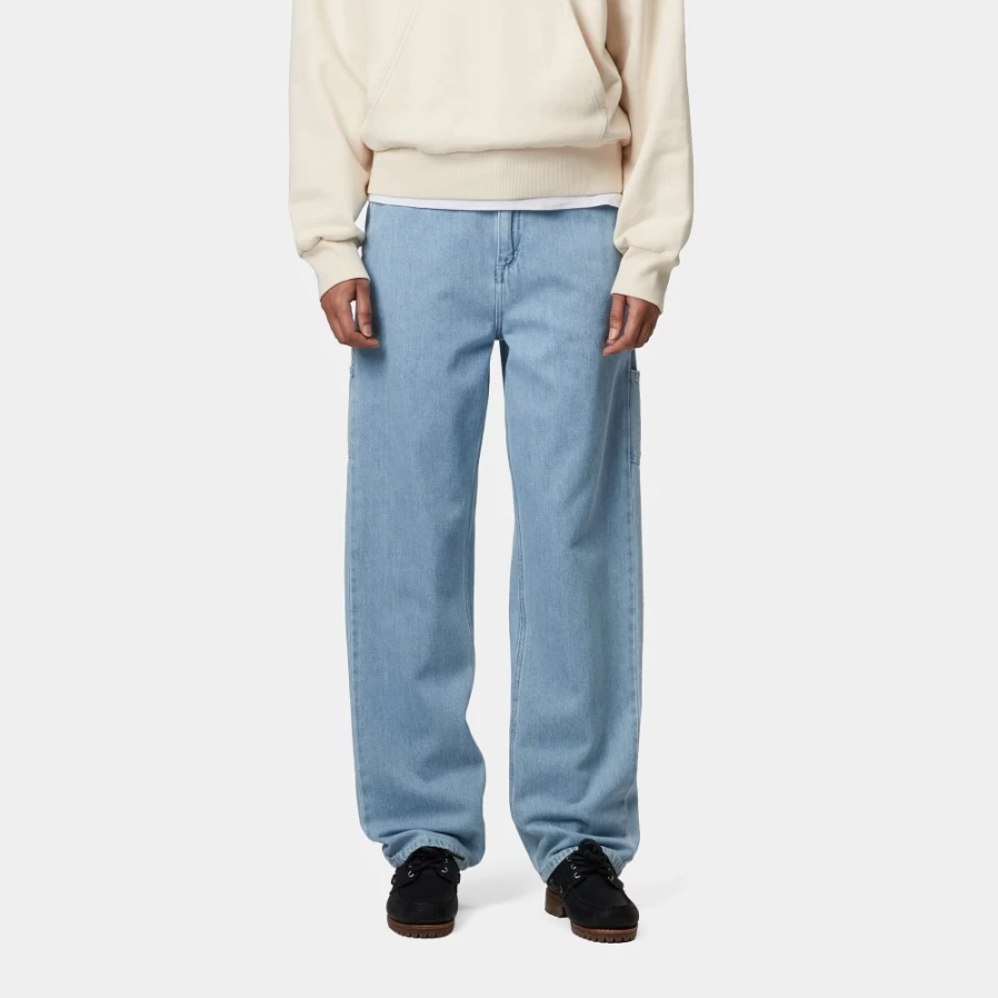 Carhartt WIP Women's Pierce Straight Leg Pants in Blue