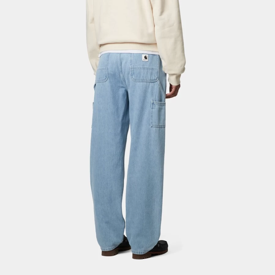 Carhartt WIP Women's Pierce Straight Leg Pants in Blue