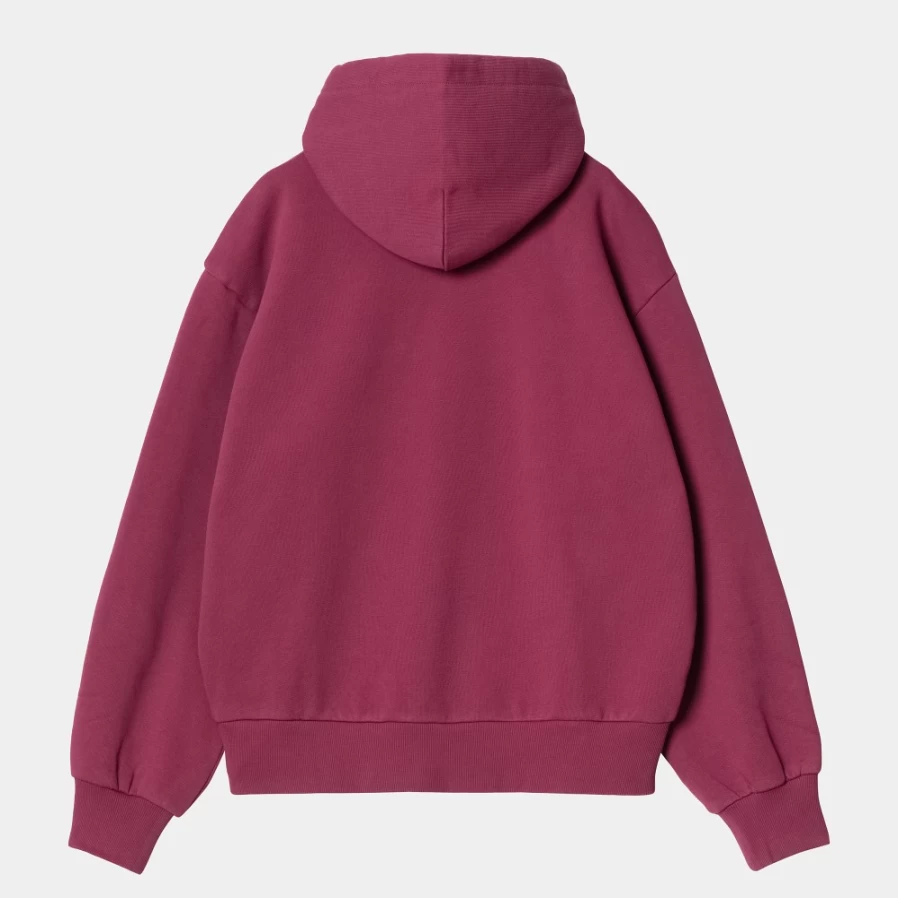 Carhartt WIP Women's Casey Hooded Sweatshirt in Punch/Silver