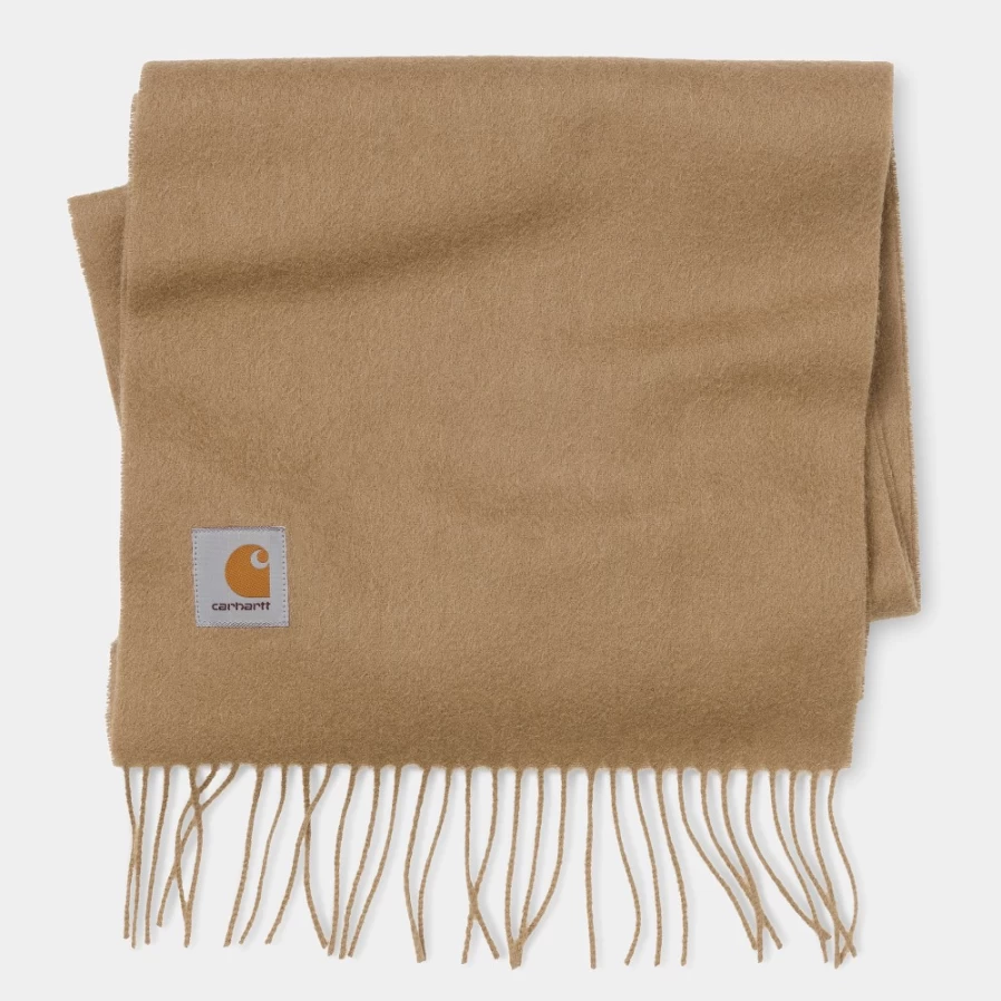 Carhartt WIP Clan Scarf in Jasper Color - Premium Wool Winter Accessory