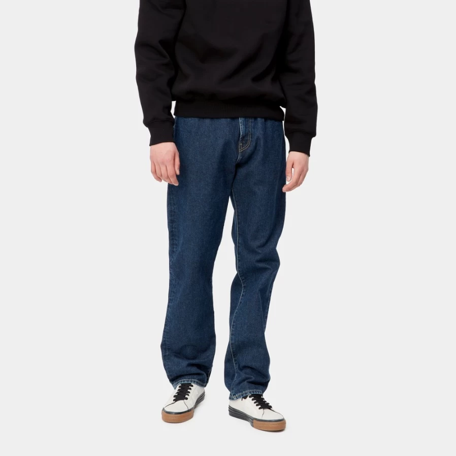 Carhartt WIP Men's Blue Pontiac Pant - Durable Workwear & Casual Trousers