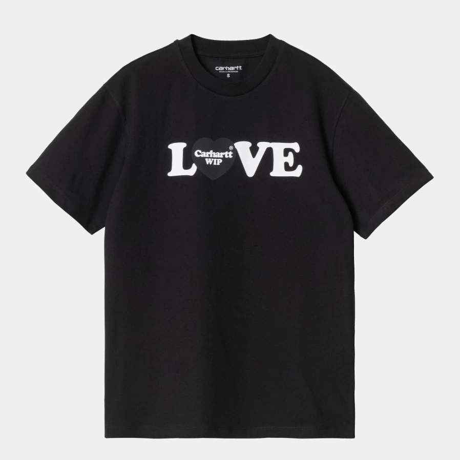 Carhartt WIP Women's Love Short Sleeve T-Shirt in Black