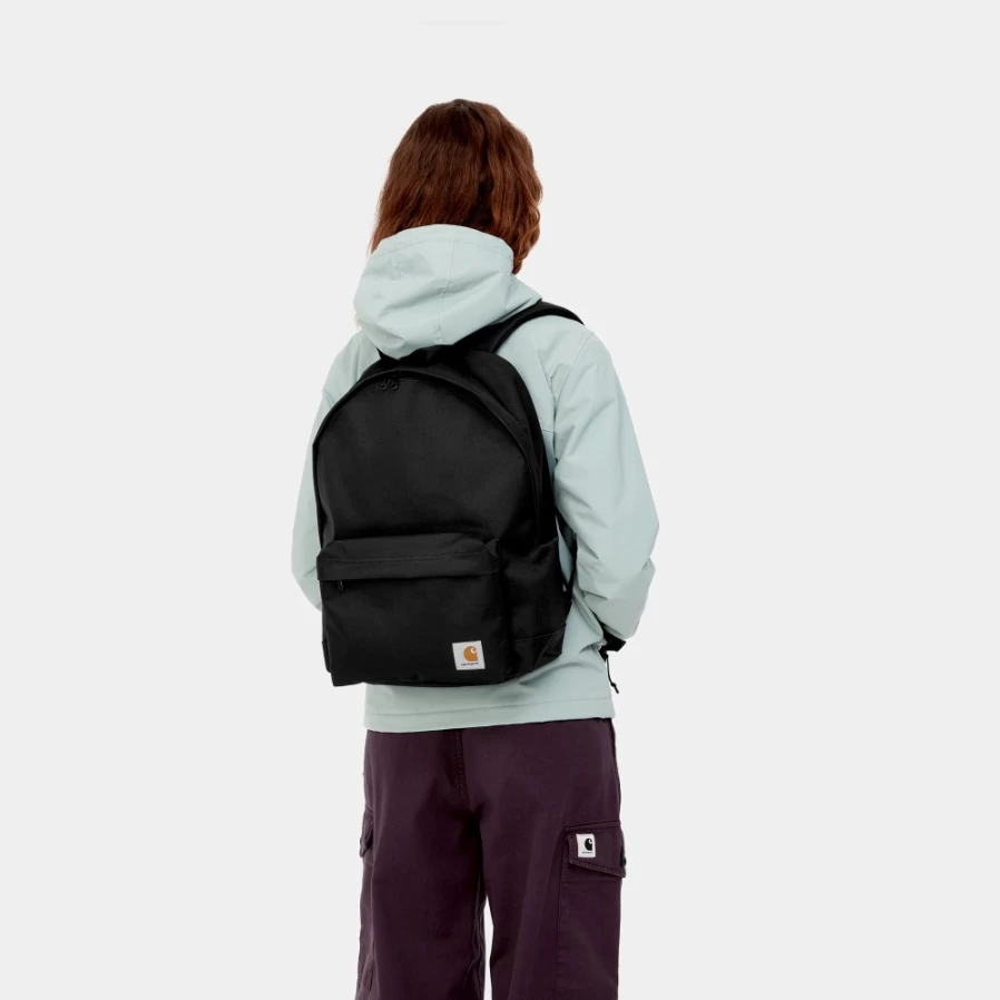 Carhartt WIP Jake Backpack - Durable Black Daypack for Work & Travel