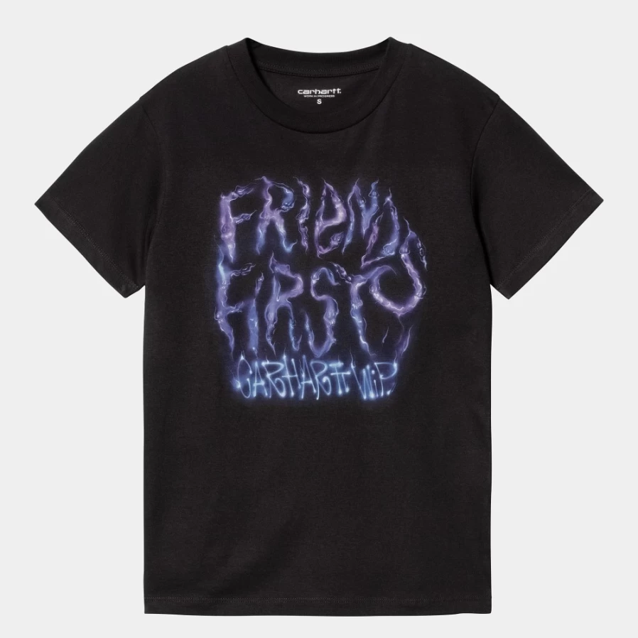 Carhartt WIP Women's Short Sleeve Babybrush T-Shirt in Black