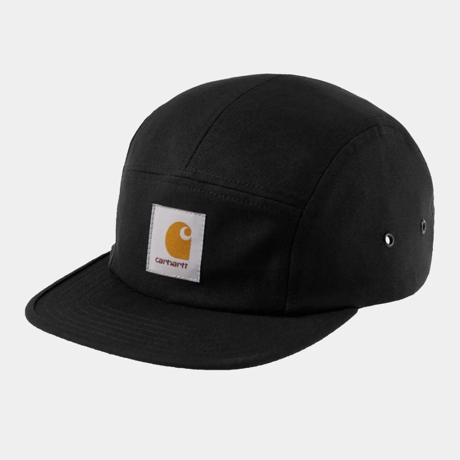 Carhartt WIP Backley Cap - Black Adjustable Dad Hat for Men & Women