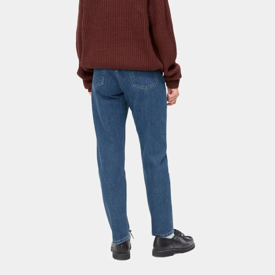 Carhartt WIP Women's Blue Carrot Fit Ankle Pants