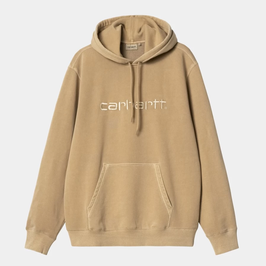 Carhartt WIP Men's Hooded Duster Sweat Jacket in Dusty H Brown