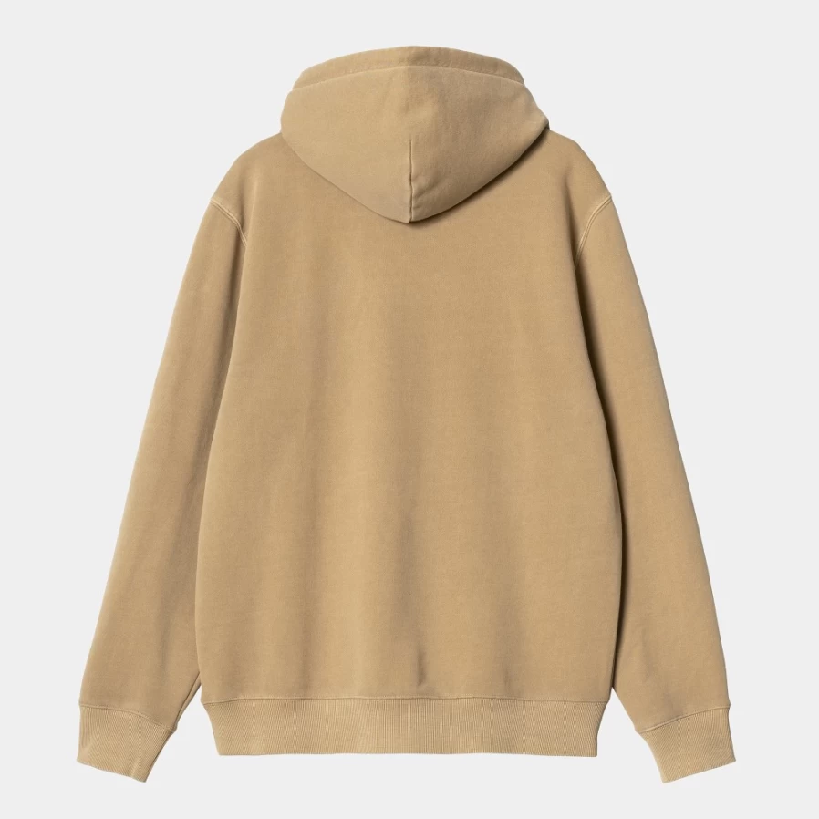 Carhartt WIP Men's Hooded Duster Sweat Jacket in Dusty H Brown