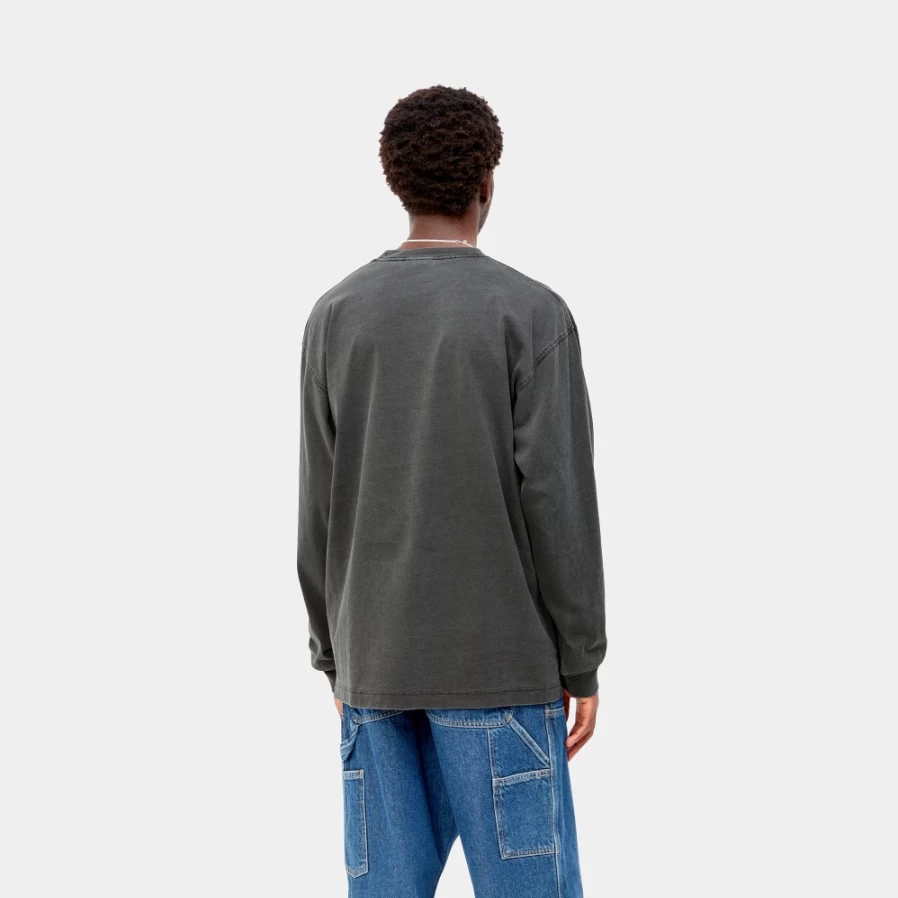 Carhartt WIP Men's Vista Long Sleeve T-Shirt in Vulcan Color