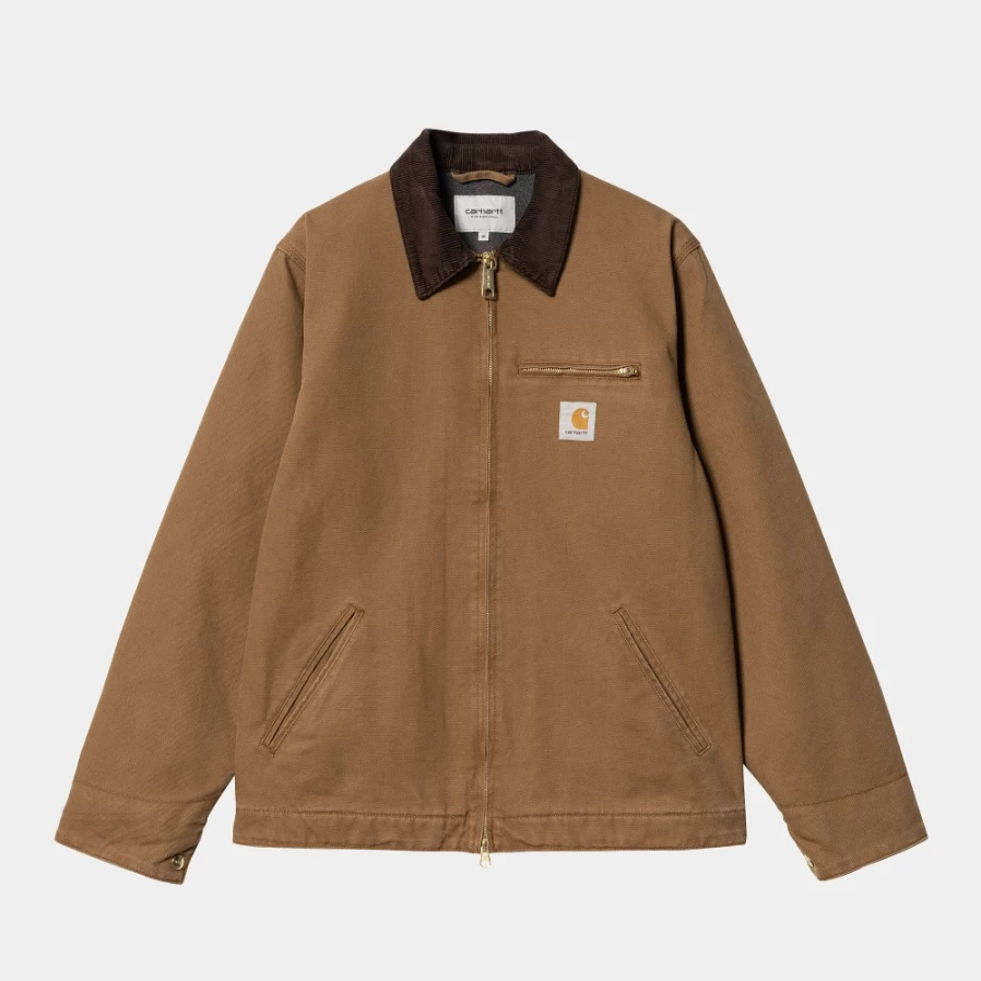 Carhartt WIP Detroit Jacket for Men in Hamilton Brown / Tobacco - Durable Workwear Coat