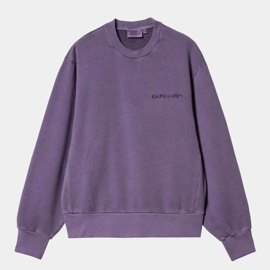 Carhartt WIP Women's Akron Sweat Pullover in Cassis Color