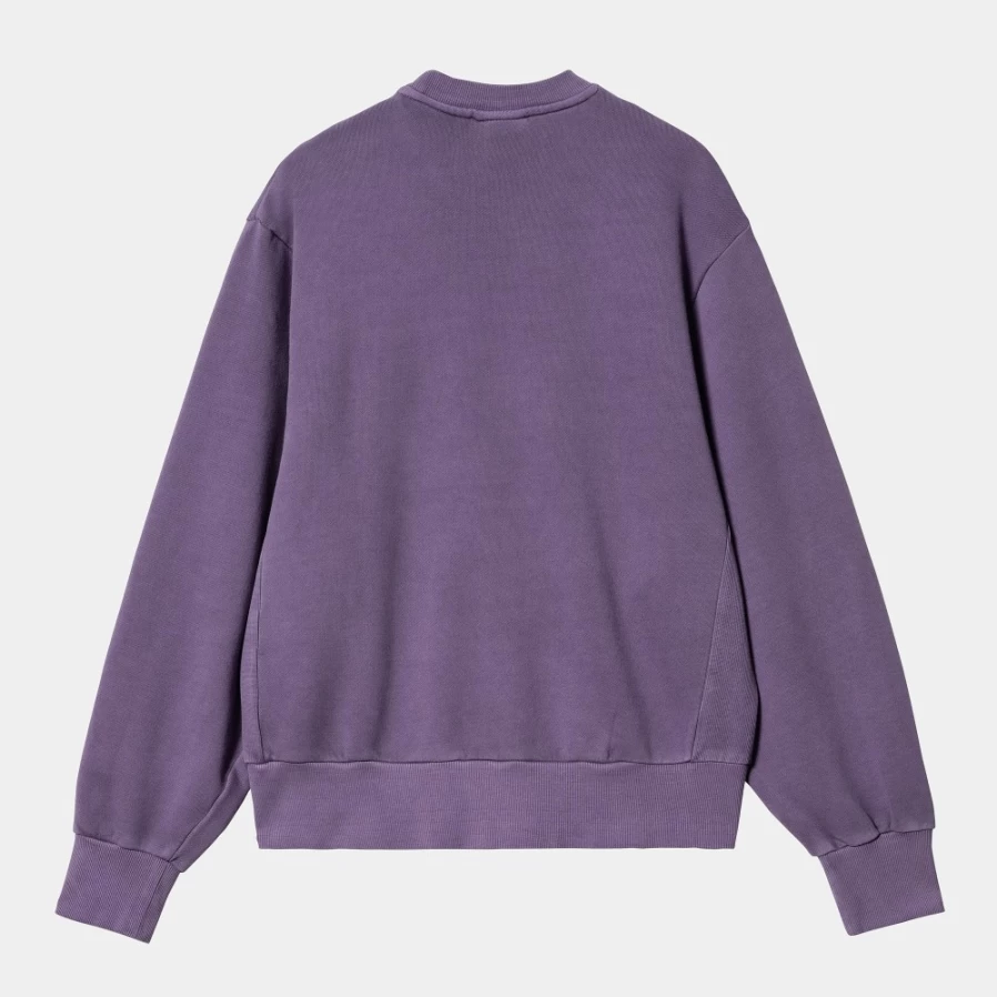 Carhartt WIP Women's Akron Sweat Pullover in Cassis Color