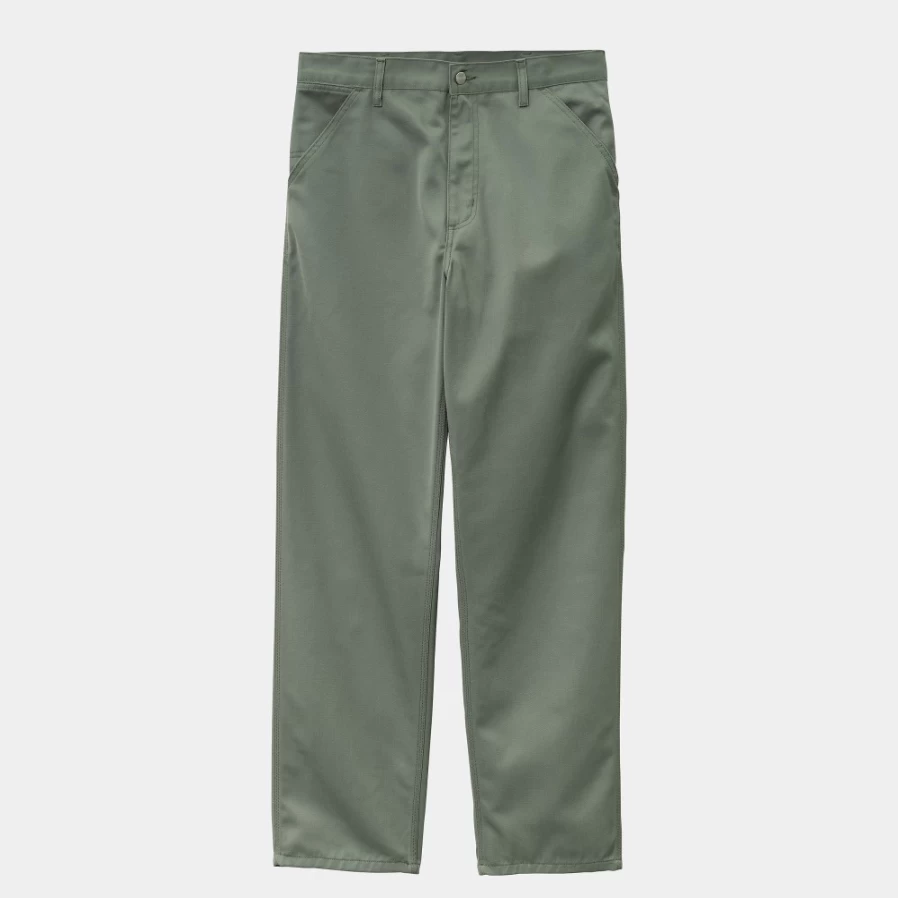 Carhartt WIP Men's Simple Pant in Smoke Green - Classic Casual Trousers