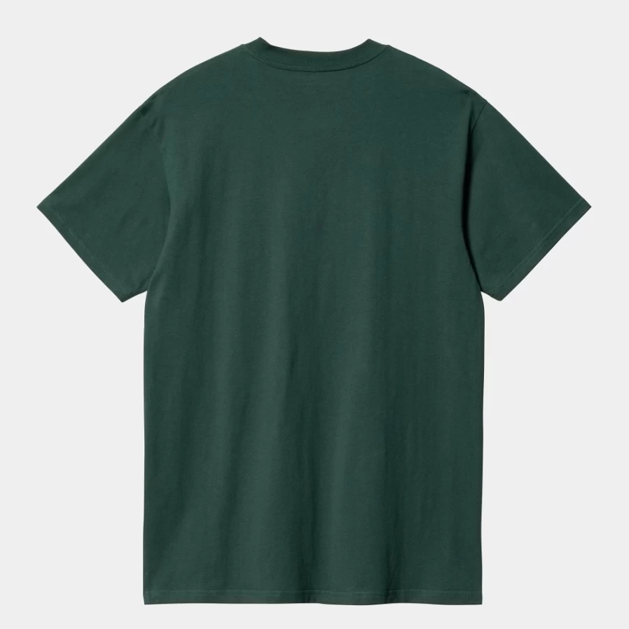 Carhartt WIP Men's Discovery Green Pocket Heart Short Sleeve T-Shirt