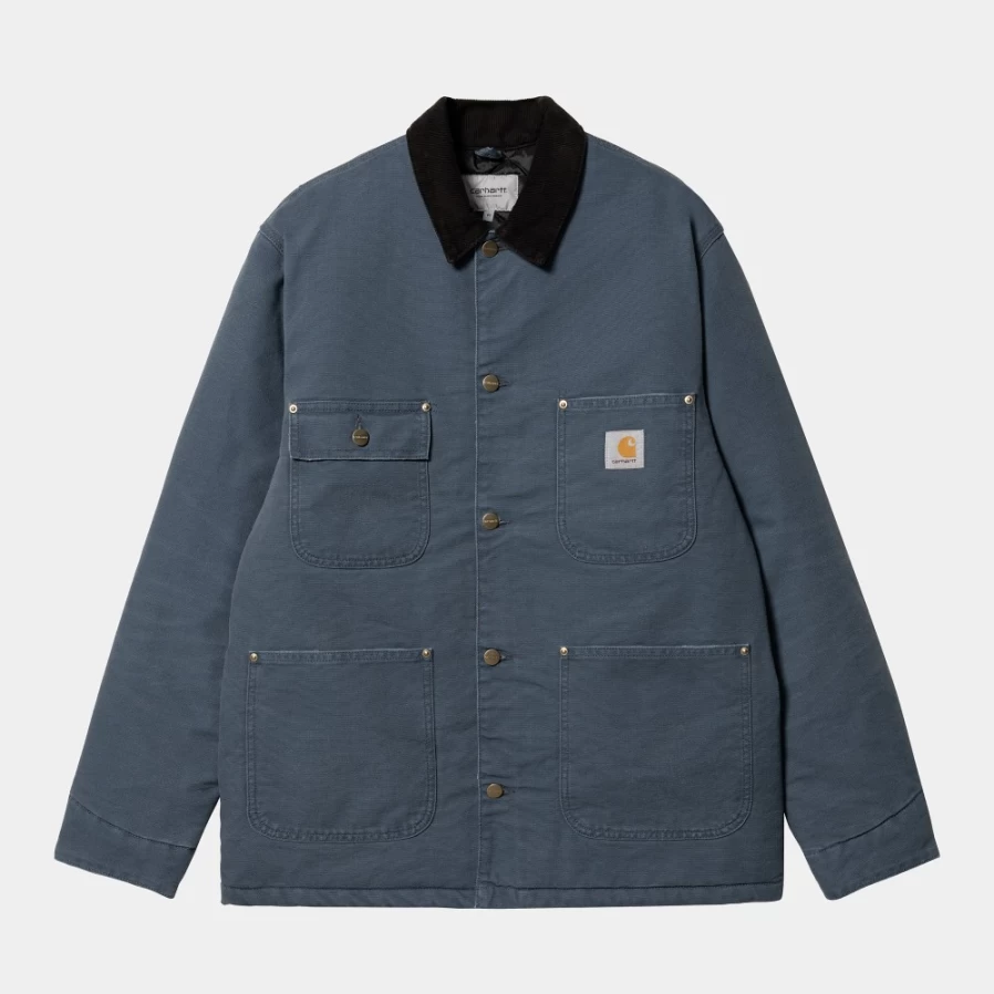 Carhartt WIP Men's Og Chore Coat in Ore/Black - Durable Workwear Jacket