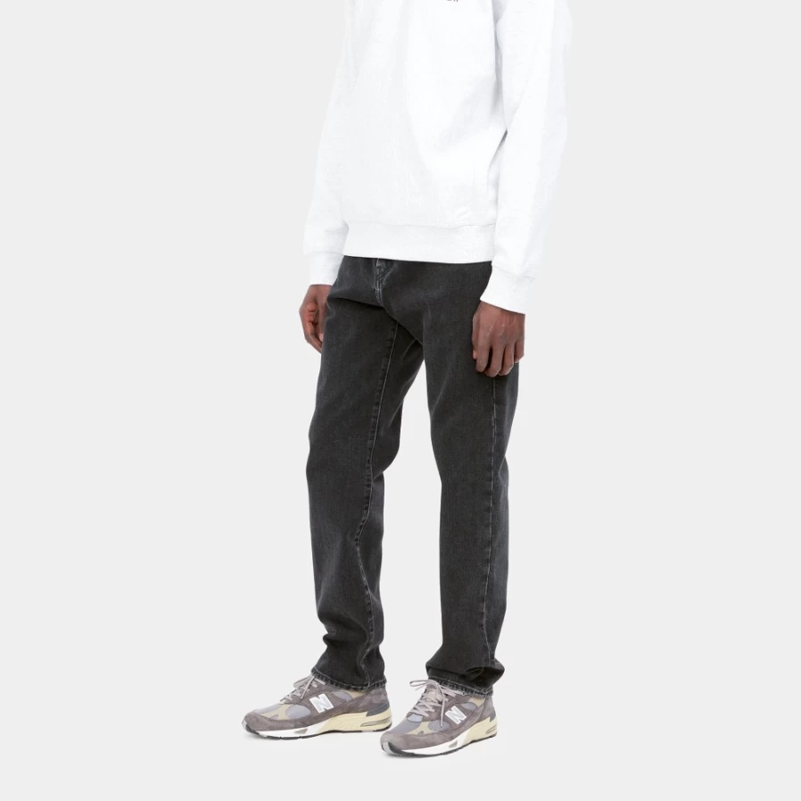 Carhartt WIP Men's Black Pontiac Pant - Durable Workwear Trousers