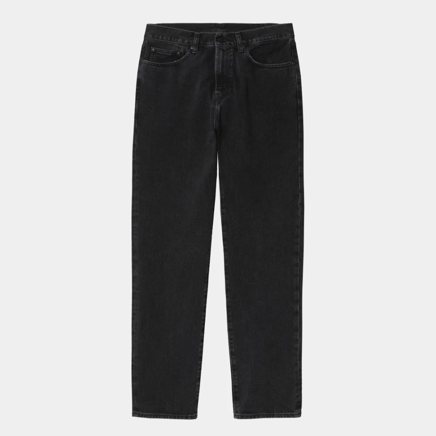 Carhartt WIP Men's Black Pontiac Pant - Durable Workwear Trousers