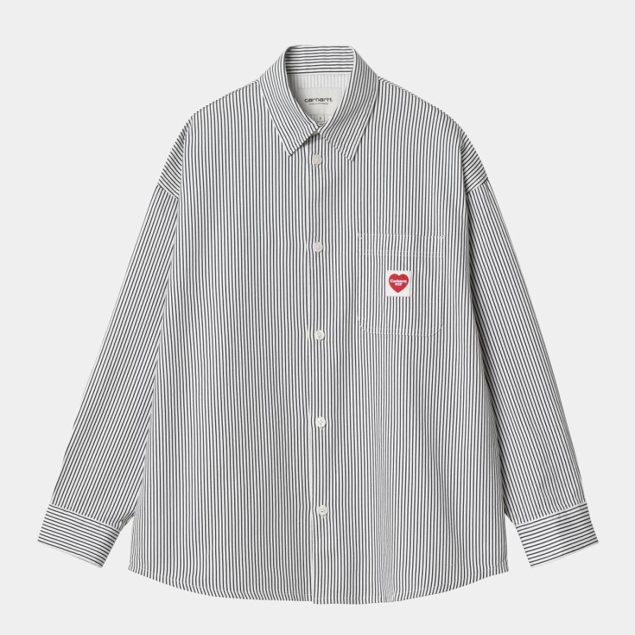 Carhartt WIP Women's Long Sleeve Terrell Shirt in Terrell Stripe