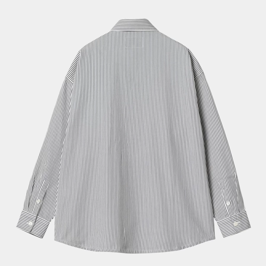 Carhartt WIP Women's Long Sleeve Terrell Shirt in Terrell Stripe