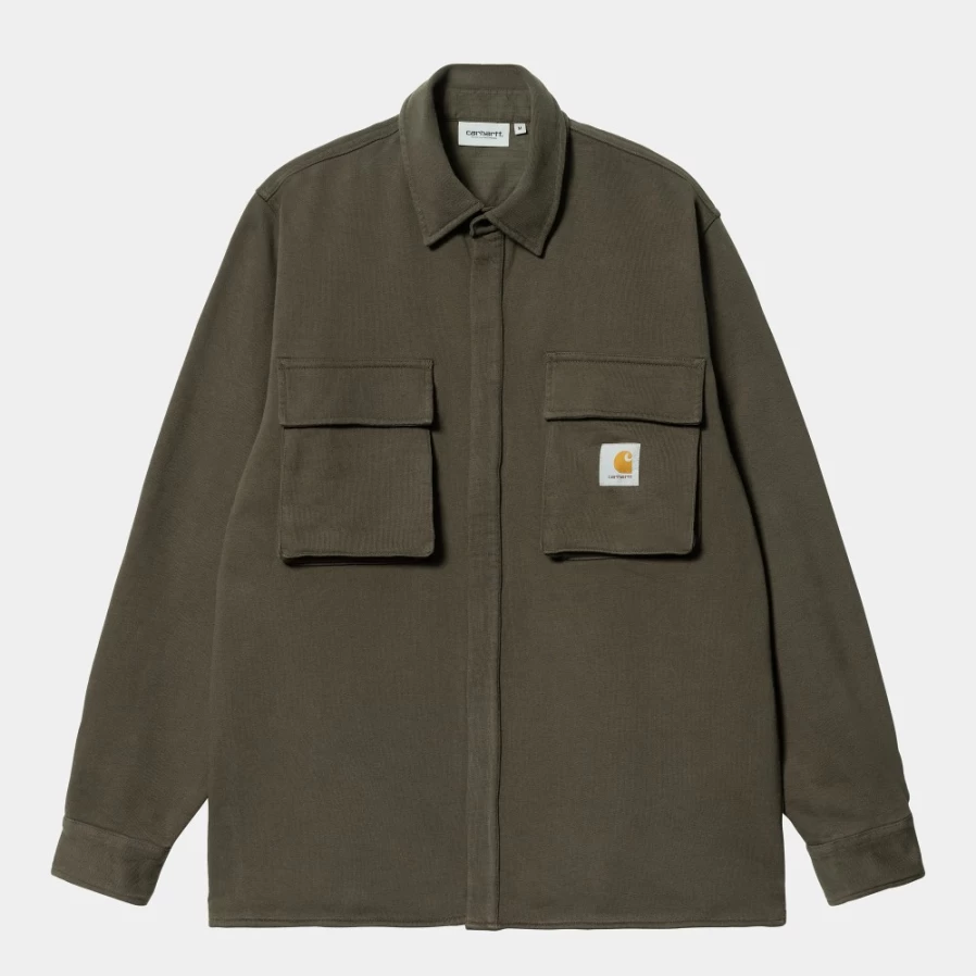 Carhartt WIP Men's Cypress Wade Sweatshirt - Heavyweight Cotton Pullover Hoodie