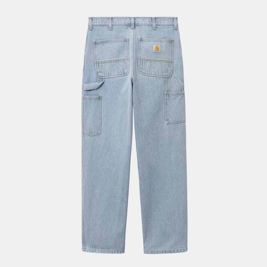Carhartt WIP Men's Blue Single Knee Work Pants - Durable Utility Pants for Men