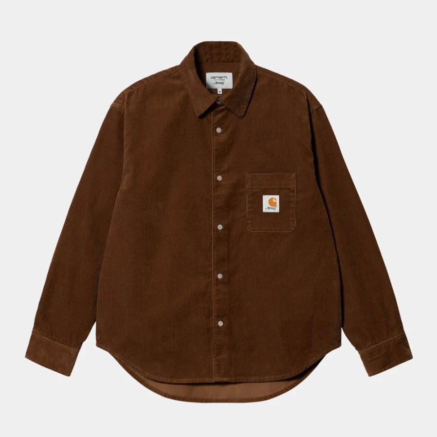 Carhartt WIP Men's Awake NY Hamilton Brown Shirt