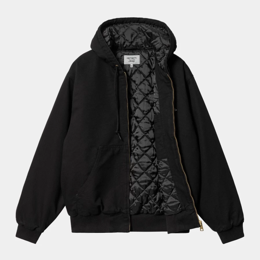 Carhartt WIP Men's Active Jacket in Awake NY Black - Og Style