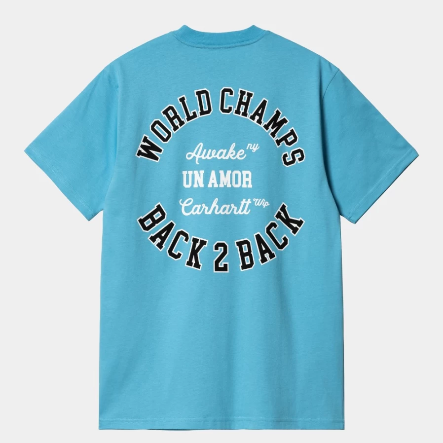 Carhartt WIP Men's Awake NY Blue Pocket T-Shirt