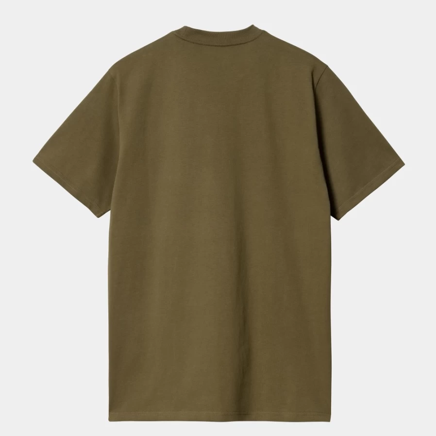 Carhartt WIP Men's Script T-Shirt in Highland/Cassis Color - Short Sleeve Casual Tee