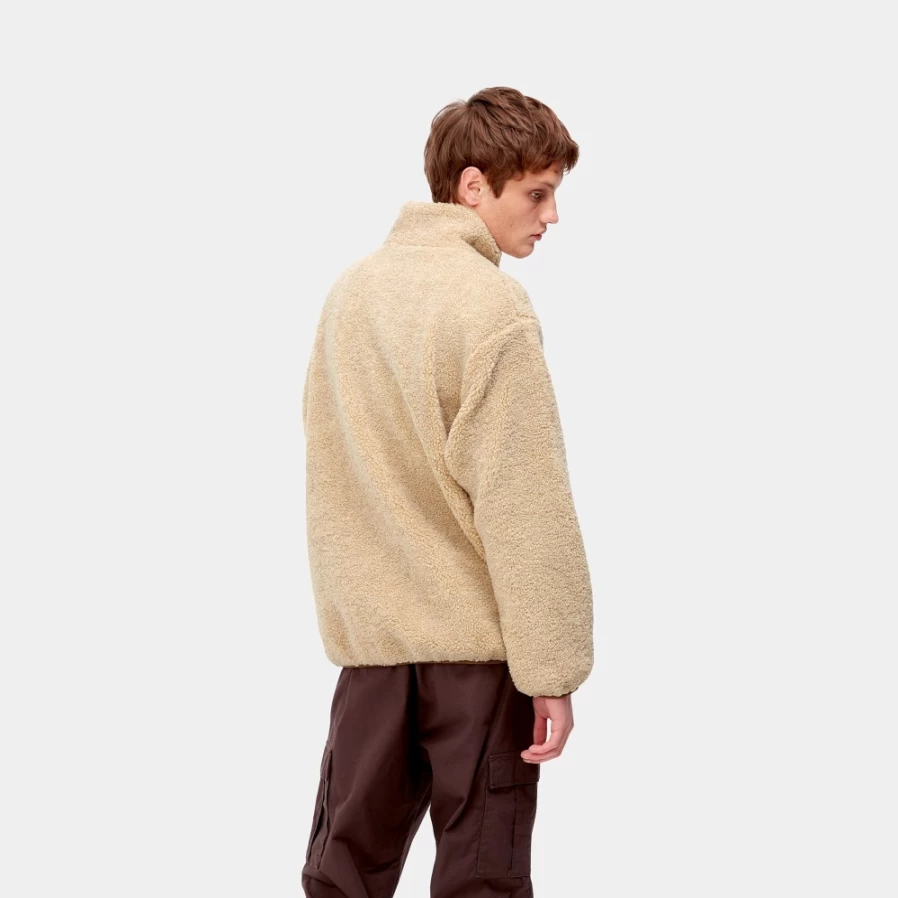 Carhartt WIP Men's Dorper Pullover Liner Sweatshirt in Dusty H Brown Heather