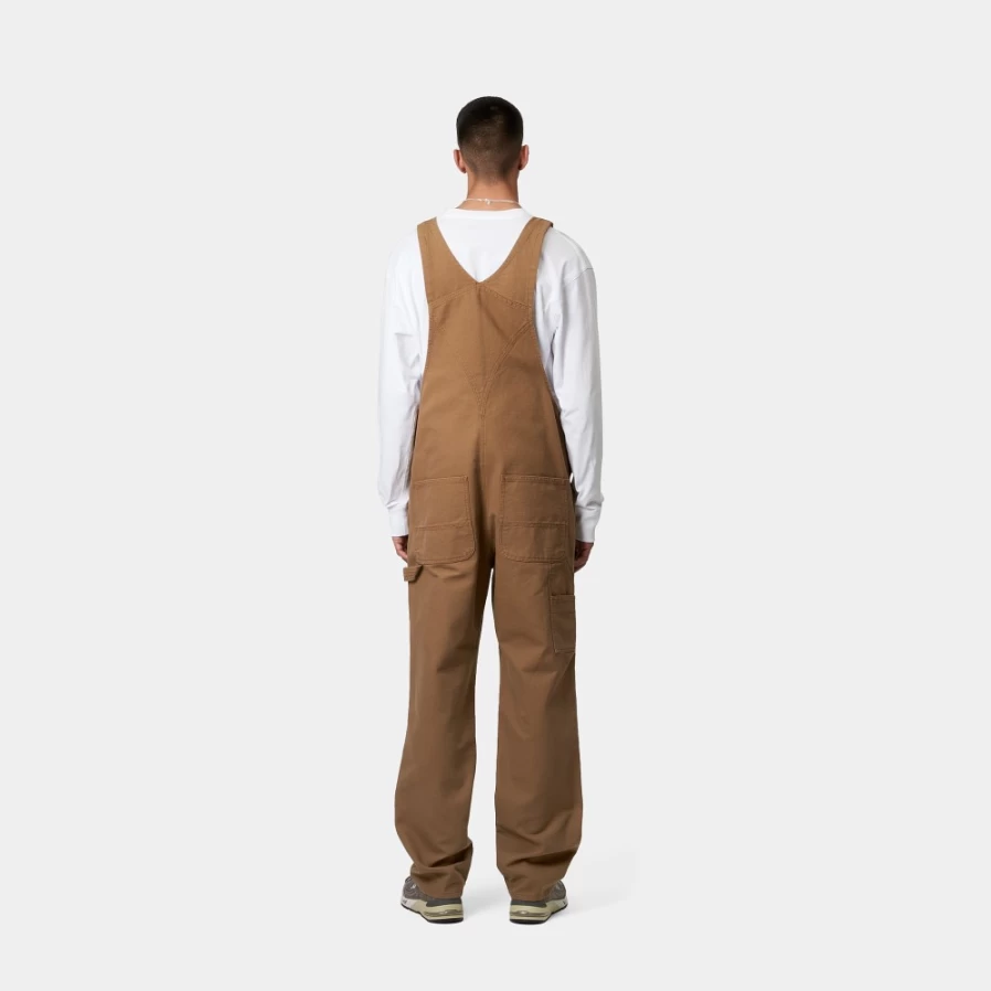 Carhartt WIP Men's Bib Overall in Hamilton Brown - Durable Workwear Coveralls