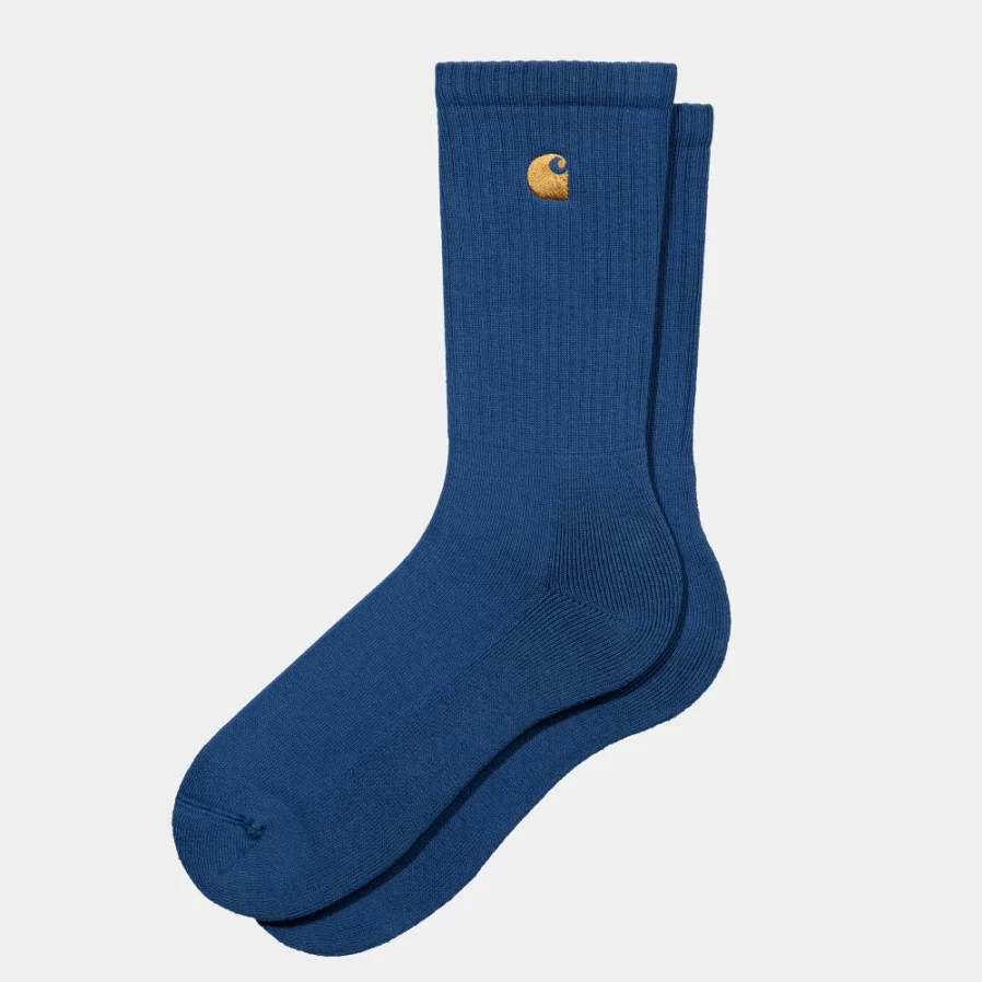 Carhartt WIP Chase Socks - Liberty Gold Color Crew Socks for Men & Women