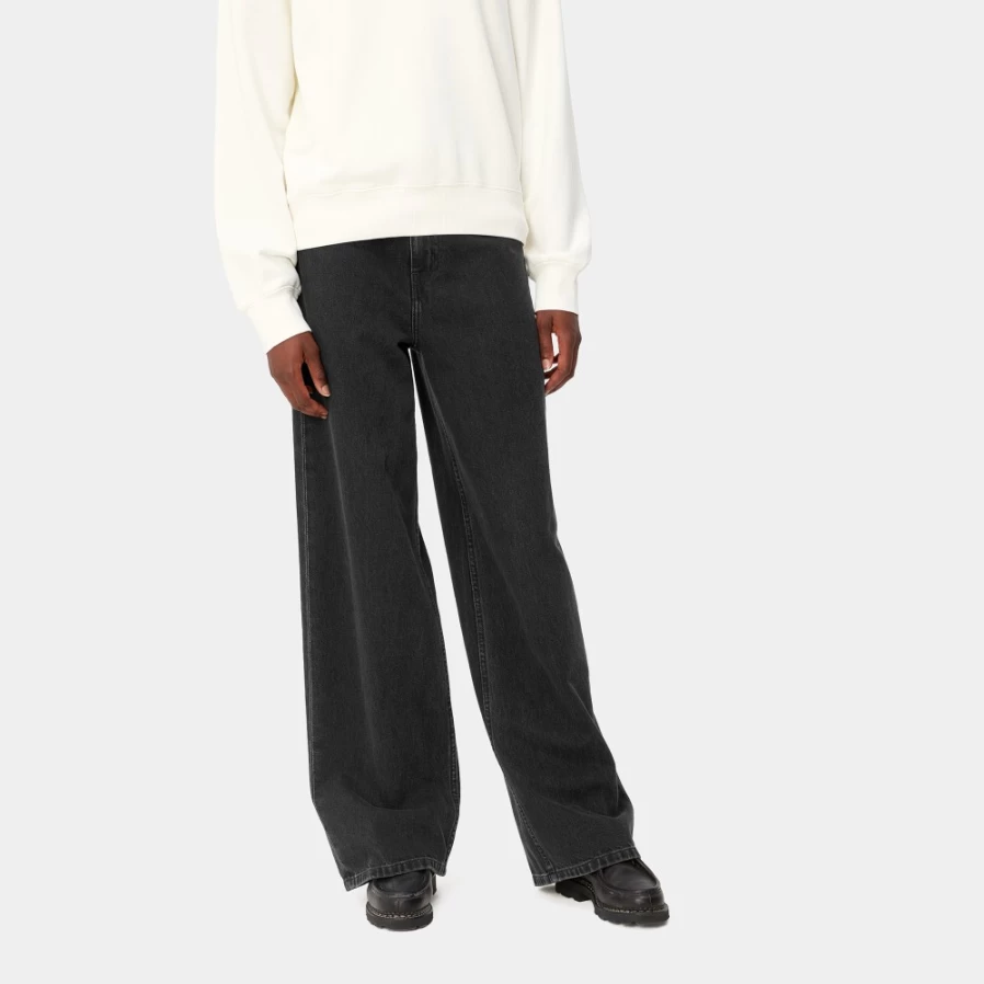 Carhartt WIP Women's Jane Pant in Black - Classic Fit Casual Trousers