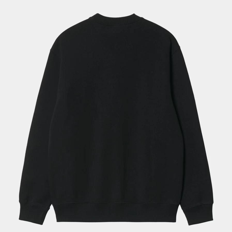 Carhartt WIP Men's Black Pocket Sweatshirt - Essential Hooded Pullover for Everyday Wear