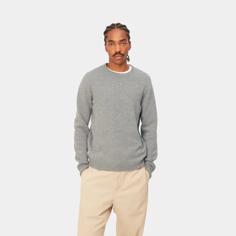 Carhartt WIP Allen Sweater for Men - Grey Heather Pullover