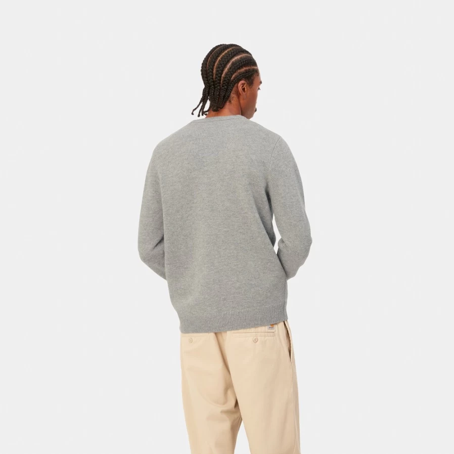 Carhartt WIP Allen Sweater for Men - Grey Heather Pullover